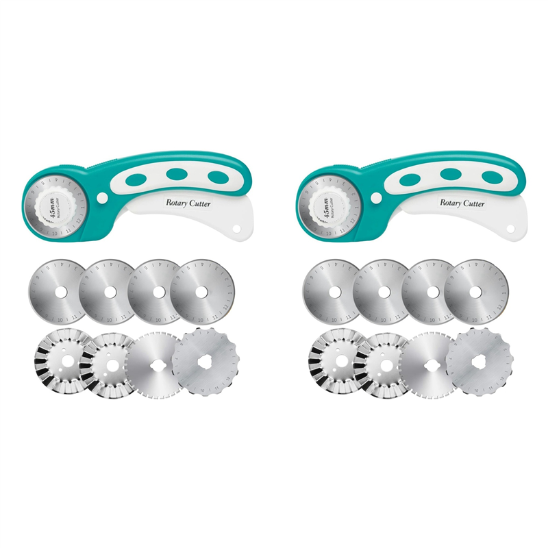 Rotary Cutter For Fabric 45Mm - 【TODAY-ONLY!】 2 pièces de coupe rotative