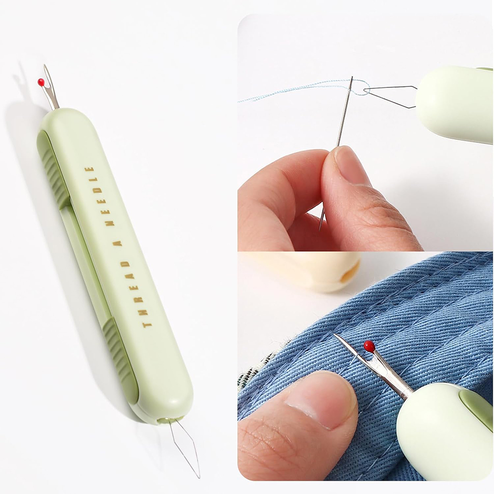 Cotton Embroidery Thread Skeins - Enfile-aiguille 2 en 1, découseur de
