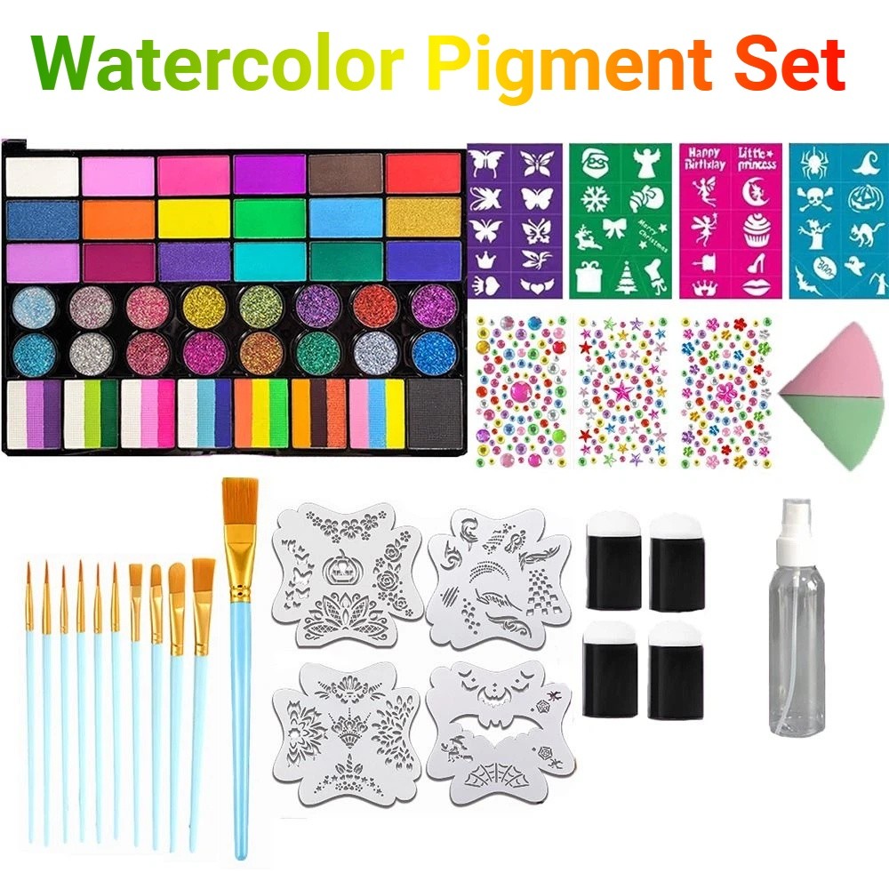 Ensemble de peinture aquarelle - Watercolor Paint Set Solid Pigment avis et prix