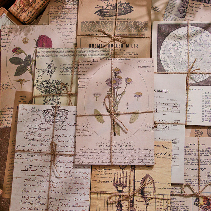 30 pièces Vintage Scrapbooking - Vintage Junk Journal Scrapbooking Paper avis et prix