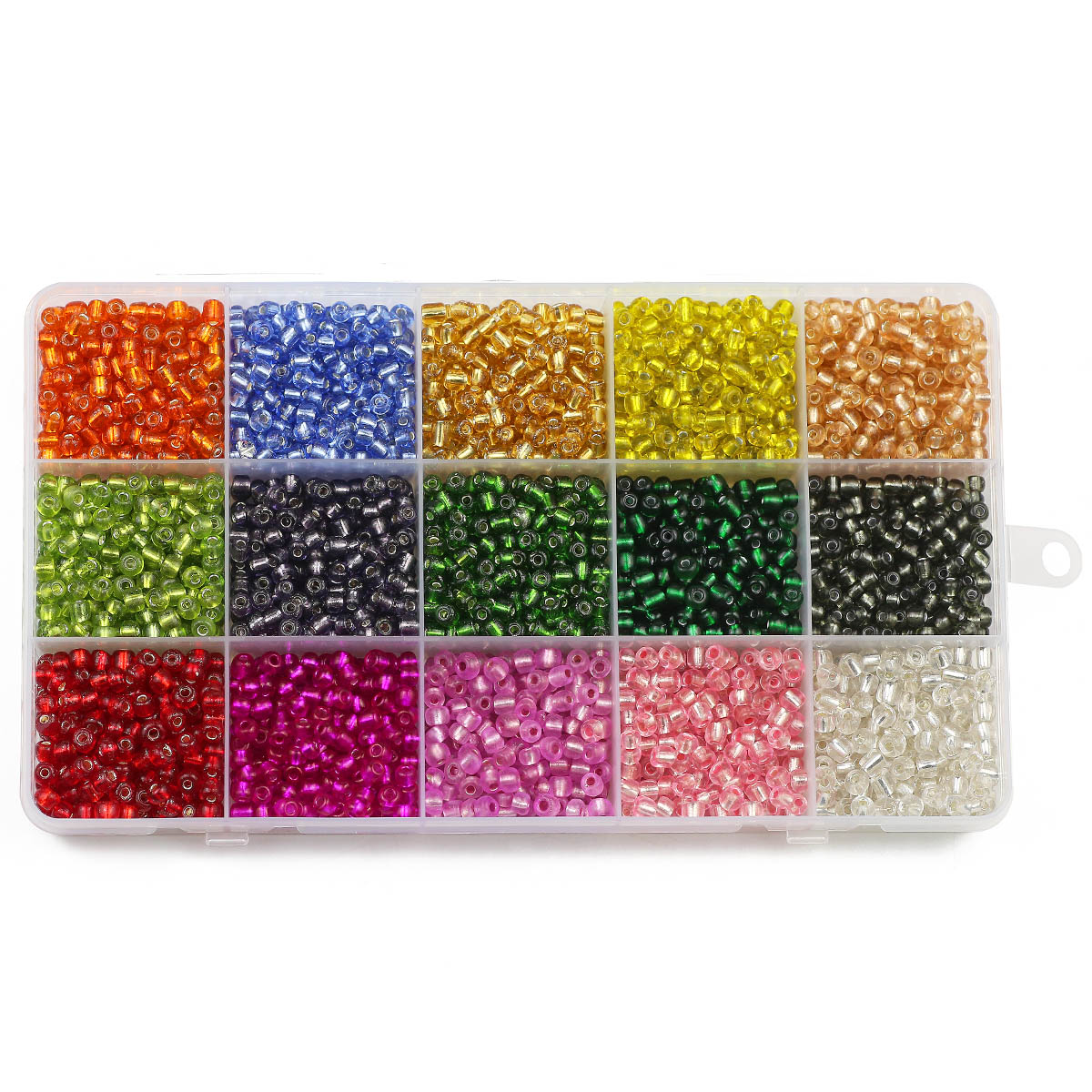 Kit de perles de verre transpa - Glass Seed Beads 2Mm Jewelry Making avis et prix