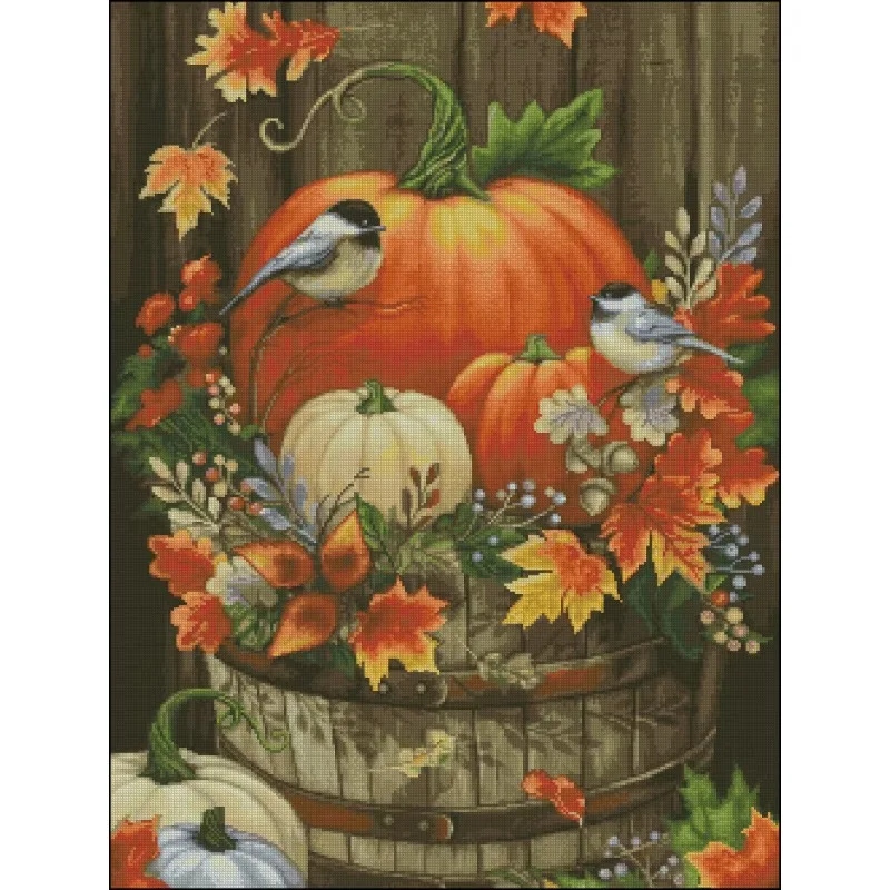 [ZZ3276-Oiseau citrouille] |   - Cross Stitch Stamped Kits Beginners avis et prix