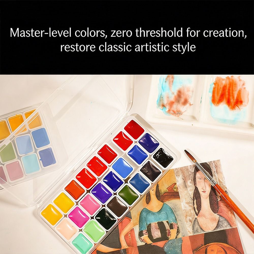 Ensemble de peintures aquarell - Watercolor Paint Set Solid Pigment avis et prix
