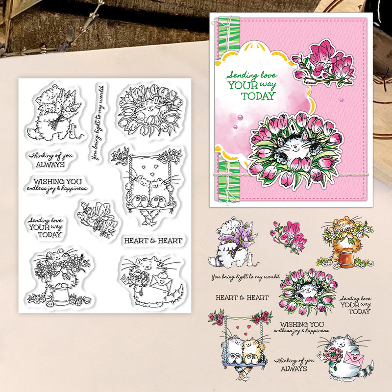 Suncraft – tampon transparent  - Clear Silicone Stamps For Card Making avis et prix