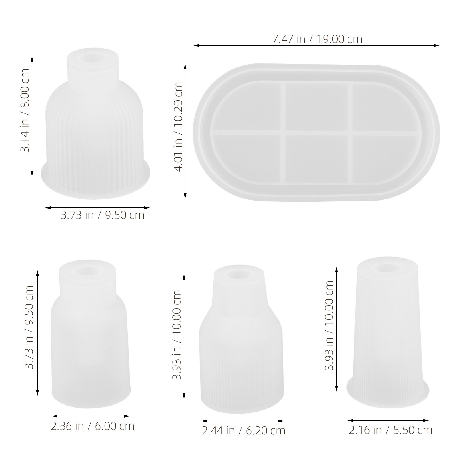 Ensemble de moules en silicone - Silicone Epoxy Resin Molds Set avis et prix