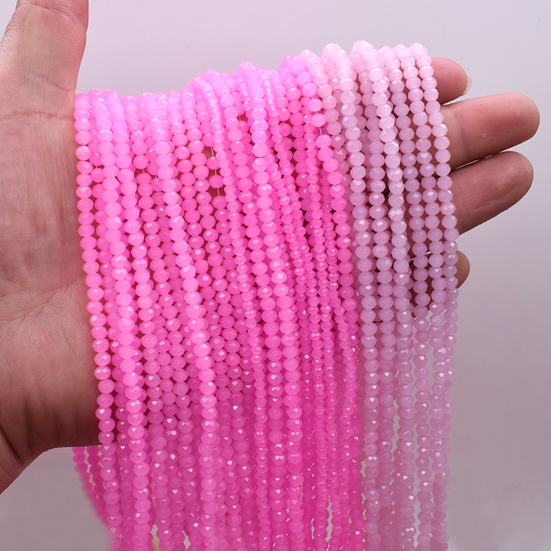 Rose pêche brillant 1 2 3 4 6  - Glass Seed Beads 2Mm Jewelry Making avis et prix