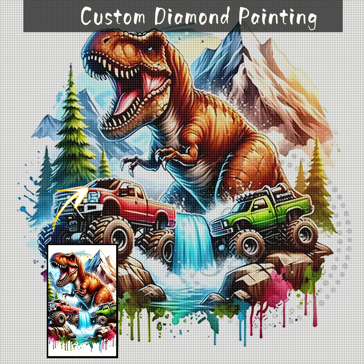 Kit de peinture diamant 5D ave - 5D Diamond Painting Kit Full Drill avis et prix
