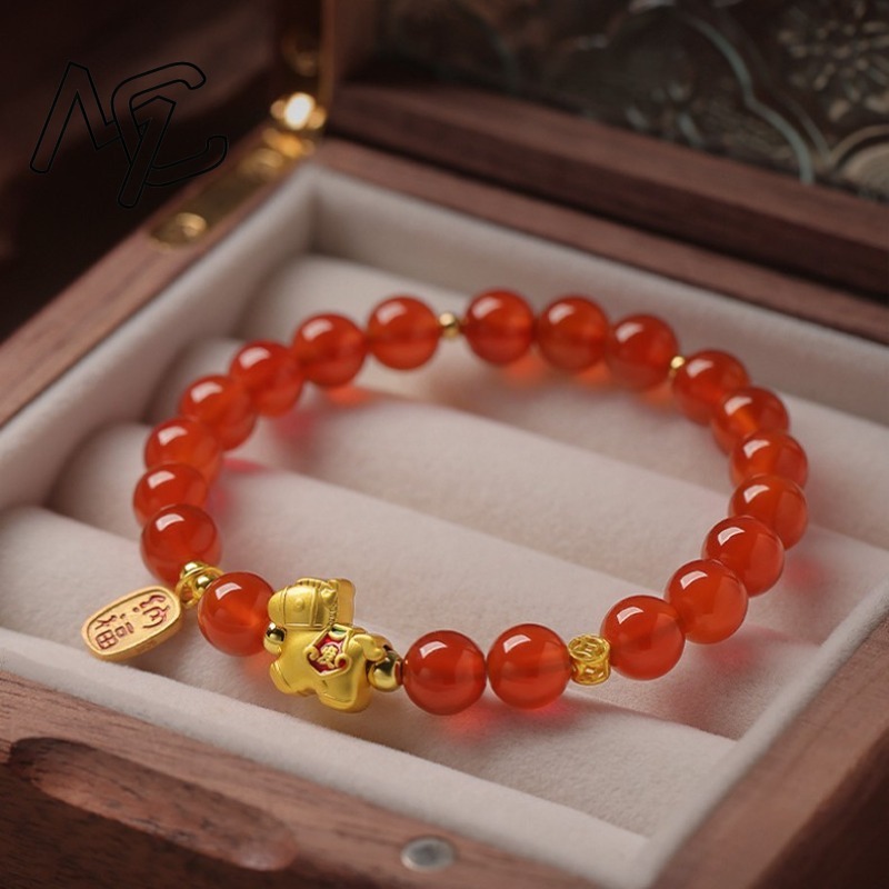 Bracelets en perles d'agate ro - Beading avis et prix