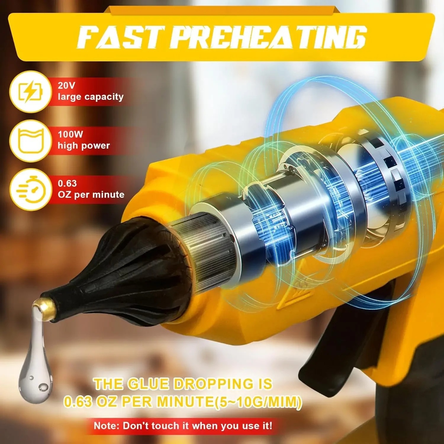 Pistolet à colle chaude VESMAT - Hot Melt Glue Gun Cordless avis et prix