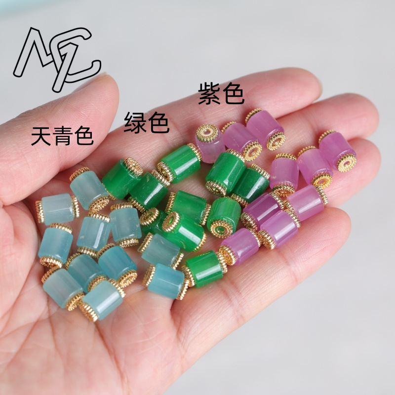 10 perles de jade naturel tric - Beading avis et prix