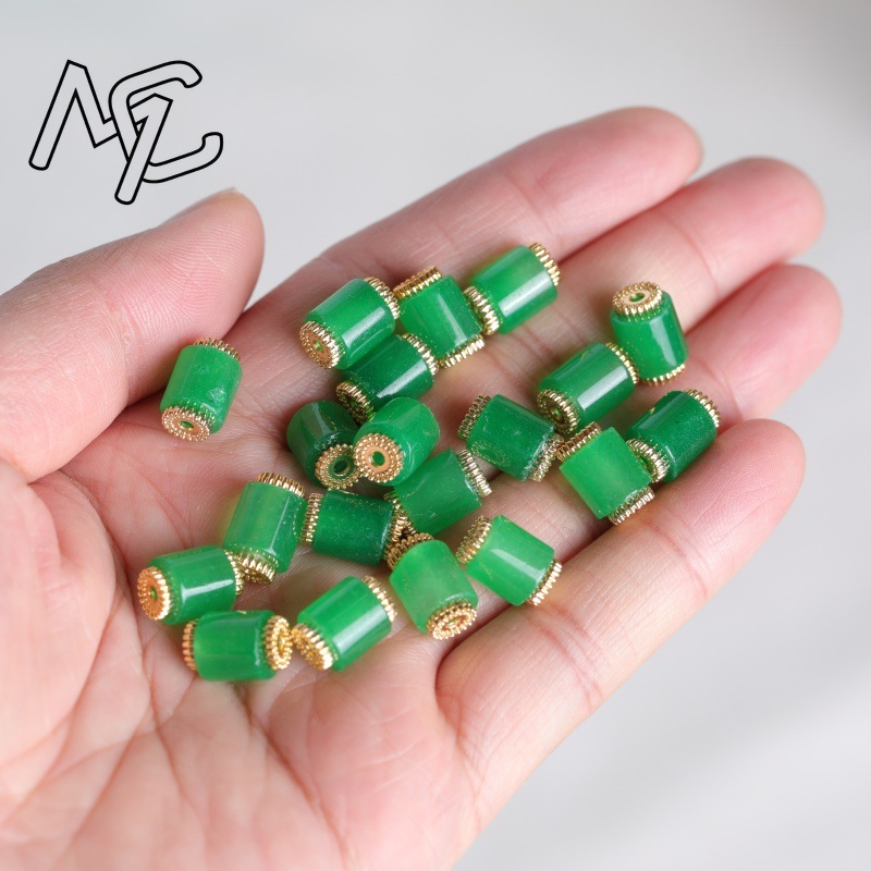 10 perles de jade naturel tric - Beading avis et prix