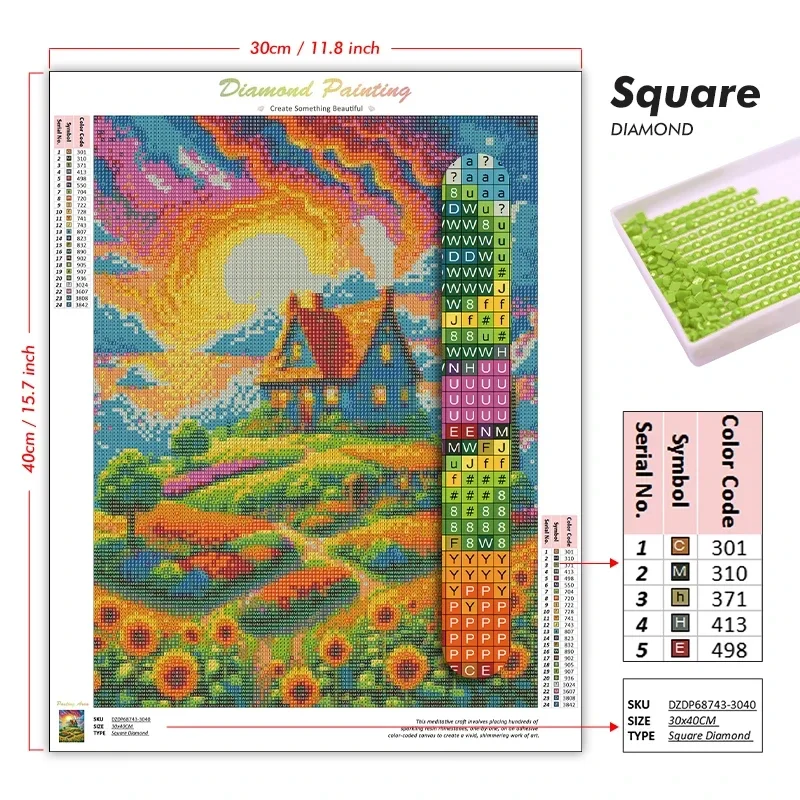 Kit de peinture diamant 5D DIY - 5D Diamond Painting Kit Full Drill avis et prix