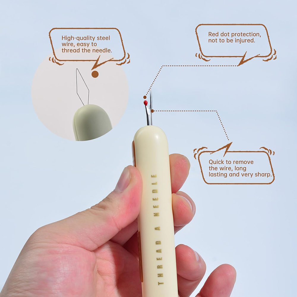 Enfile-aiguille 2 en 1, décous - Cotton Embroidery Thread Skeins avis et prix