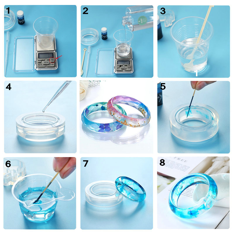 Ensemble de moules en résine é - Silicone Epoxy Resin Molds Set avis et prix