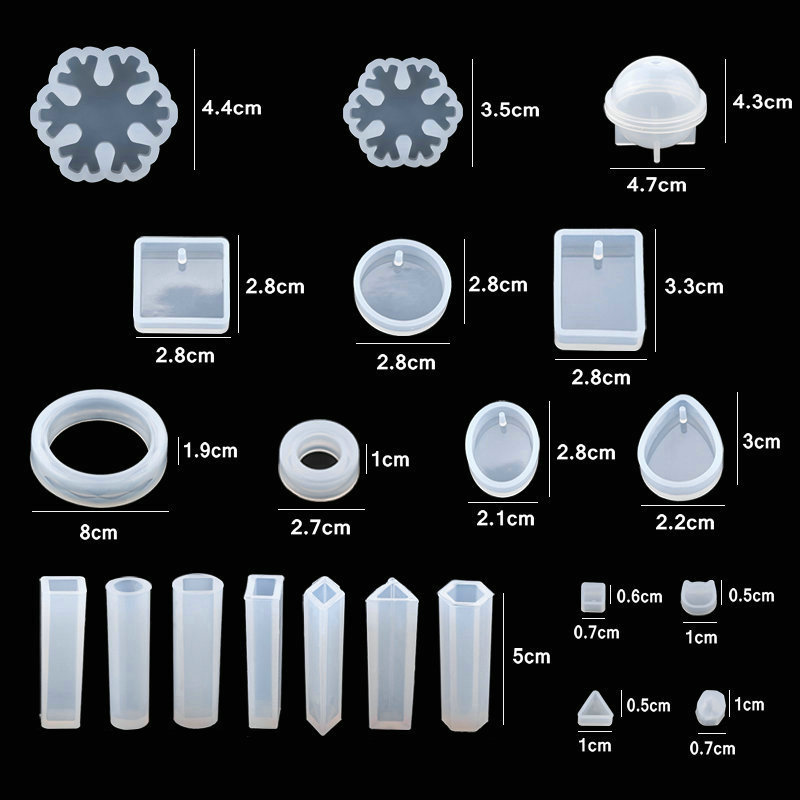 Ensemble de moules en résine é - Silicone Epoxy Resin Molds Set avis et prix