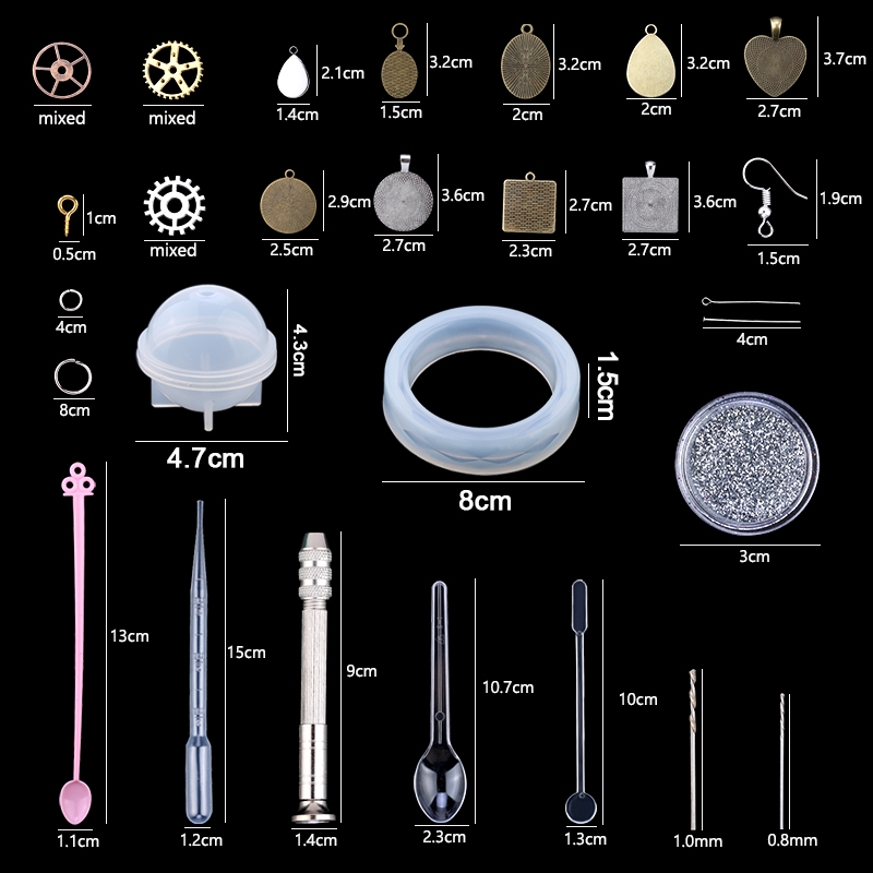 Ensemble de moules en résine é - Silicone Epoxy Resin Molds Set avis et prix
