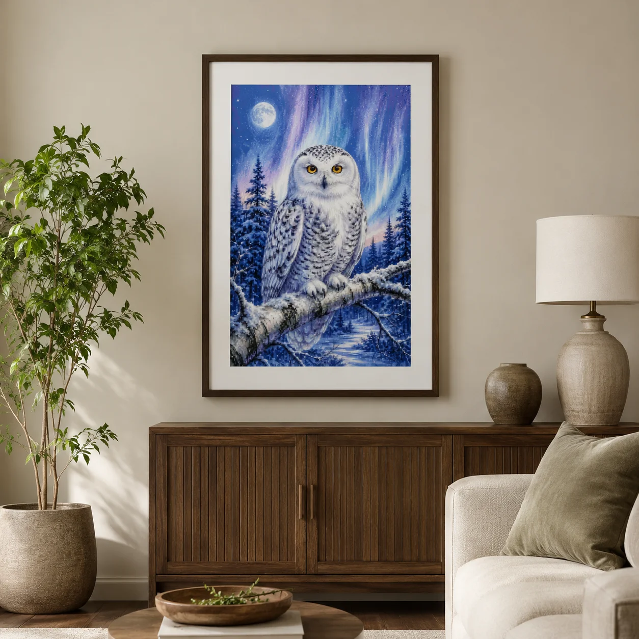 [ZZ8820-Montre hiver hibou] |  - Cross Stitch Stamped Kits Beginners avis et prix